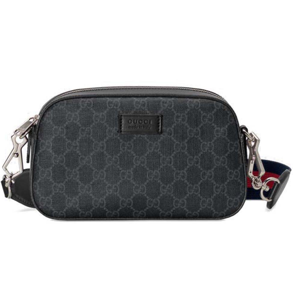GUCCI GG BLACK SHOULDER BAG 574886 (24*15*8cm) GUCCI GG BLACK SHOULDER BAG 574886 (24*15*8cm)